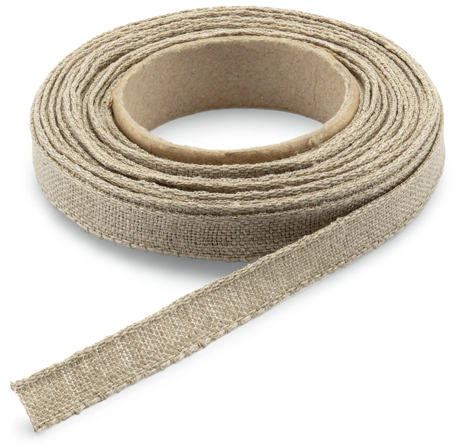 Geschenkband Leinen 1 cm