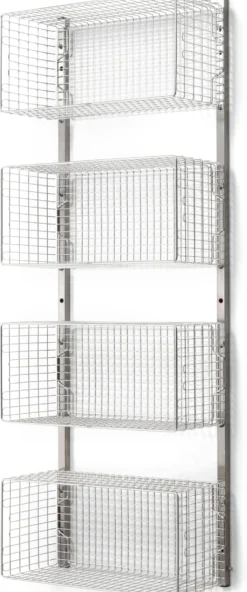 Gitterkorb zu Regalsystem Inox