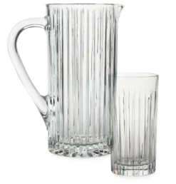 Glaskanne gerippt