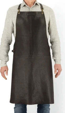 Grill- und Arbeitsschürze Leder