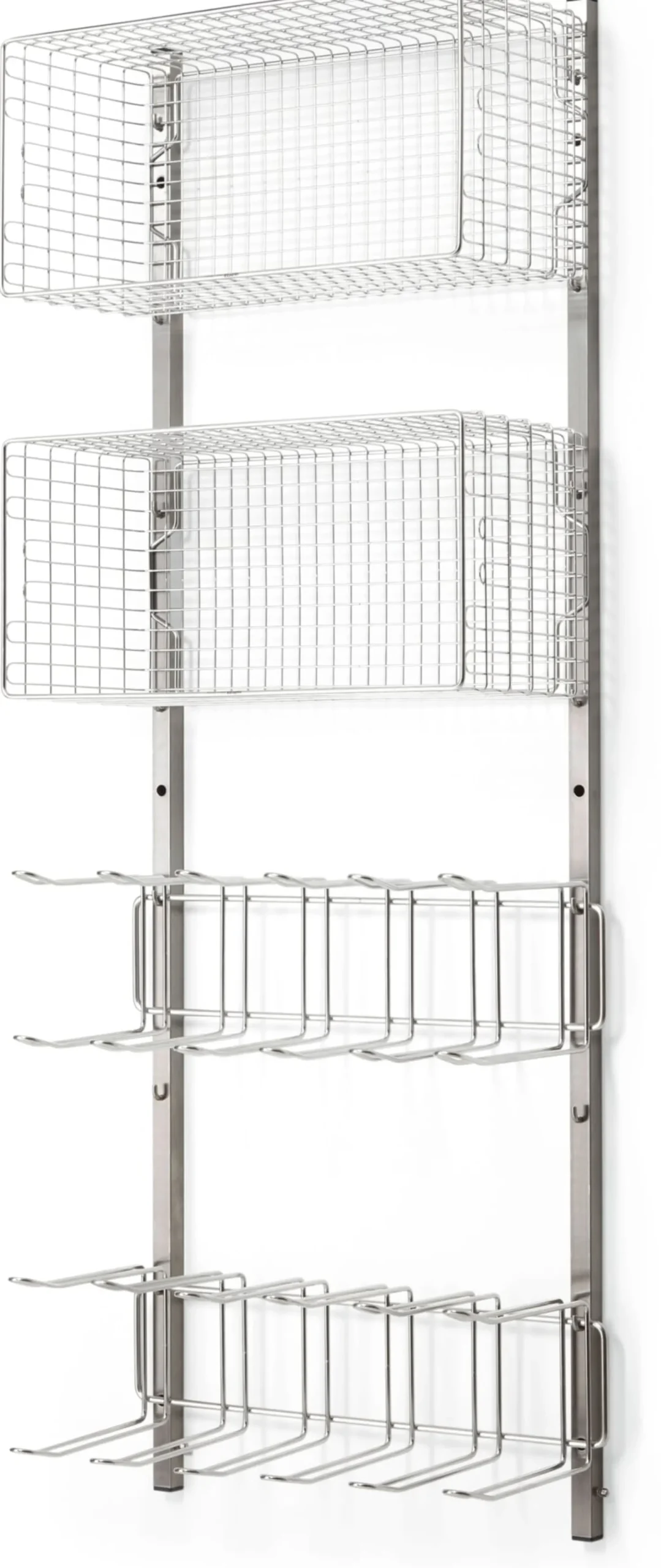 Hakenleiste zu Regalsystem Inox
