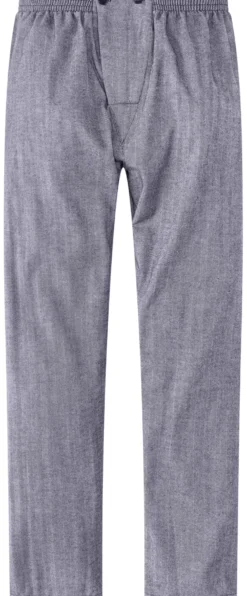 Herren-Flanellpyjama Fischgrat
