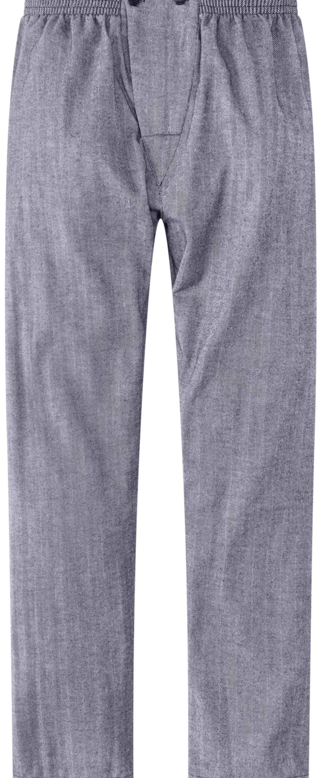 Herren-Flanellpyjama Fischgrat