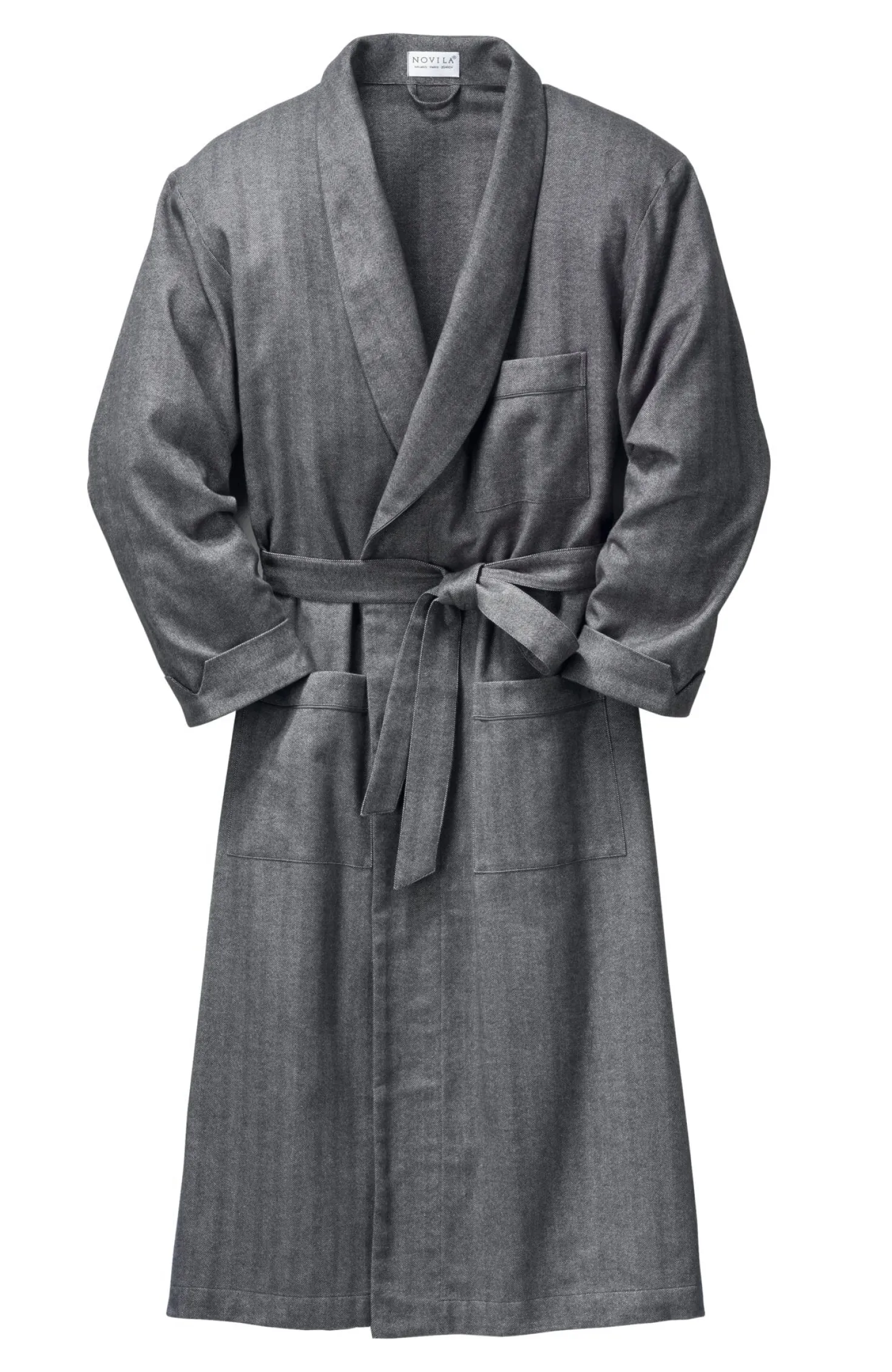 Herrenhausmantel Flanell