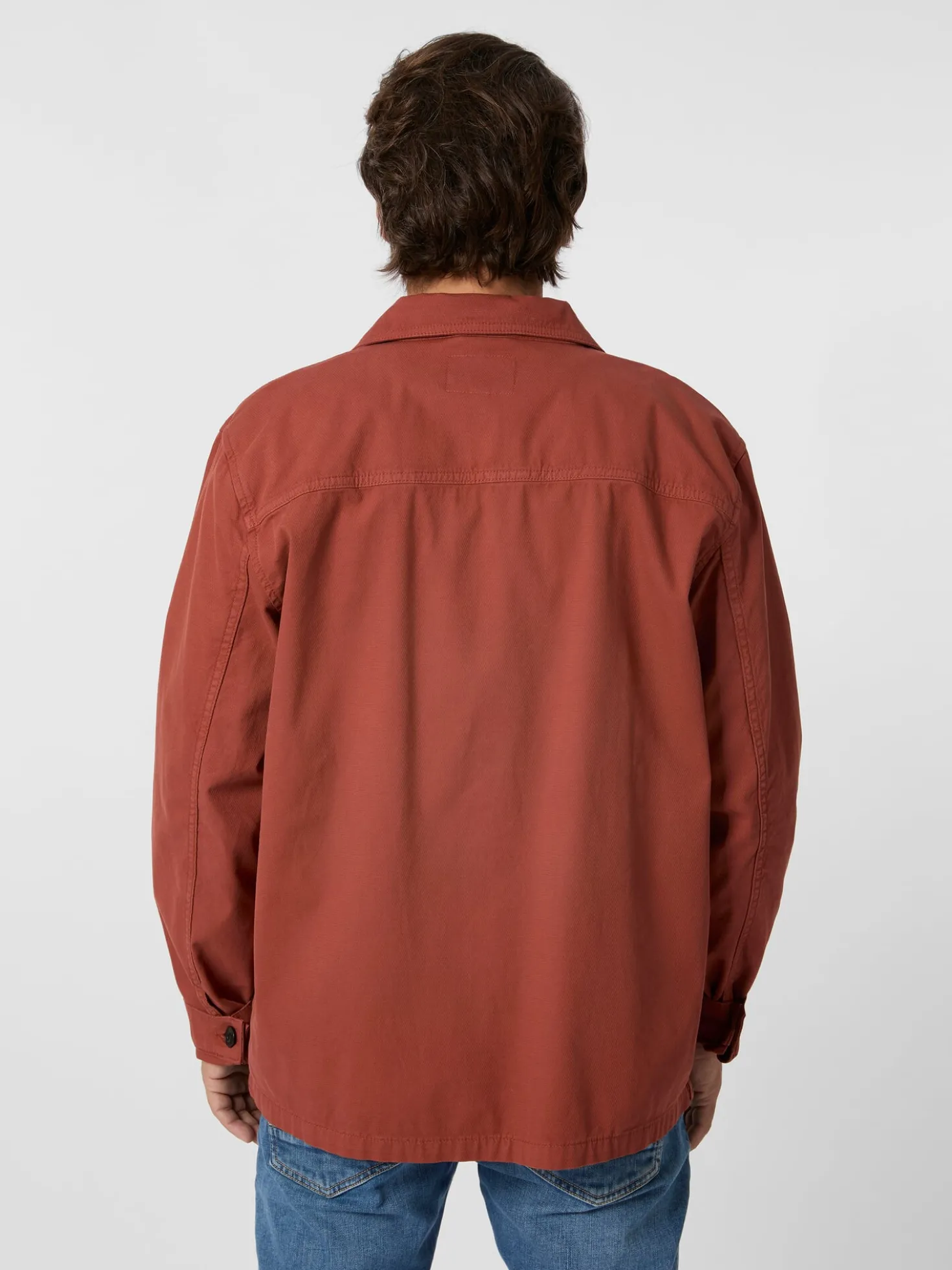 Herren-Hemdjacke Baumwolle