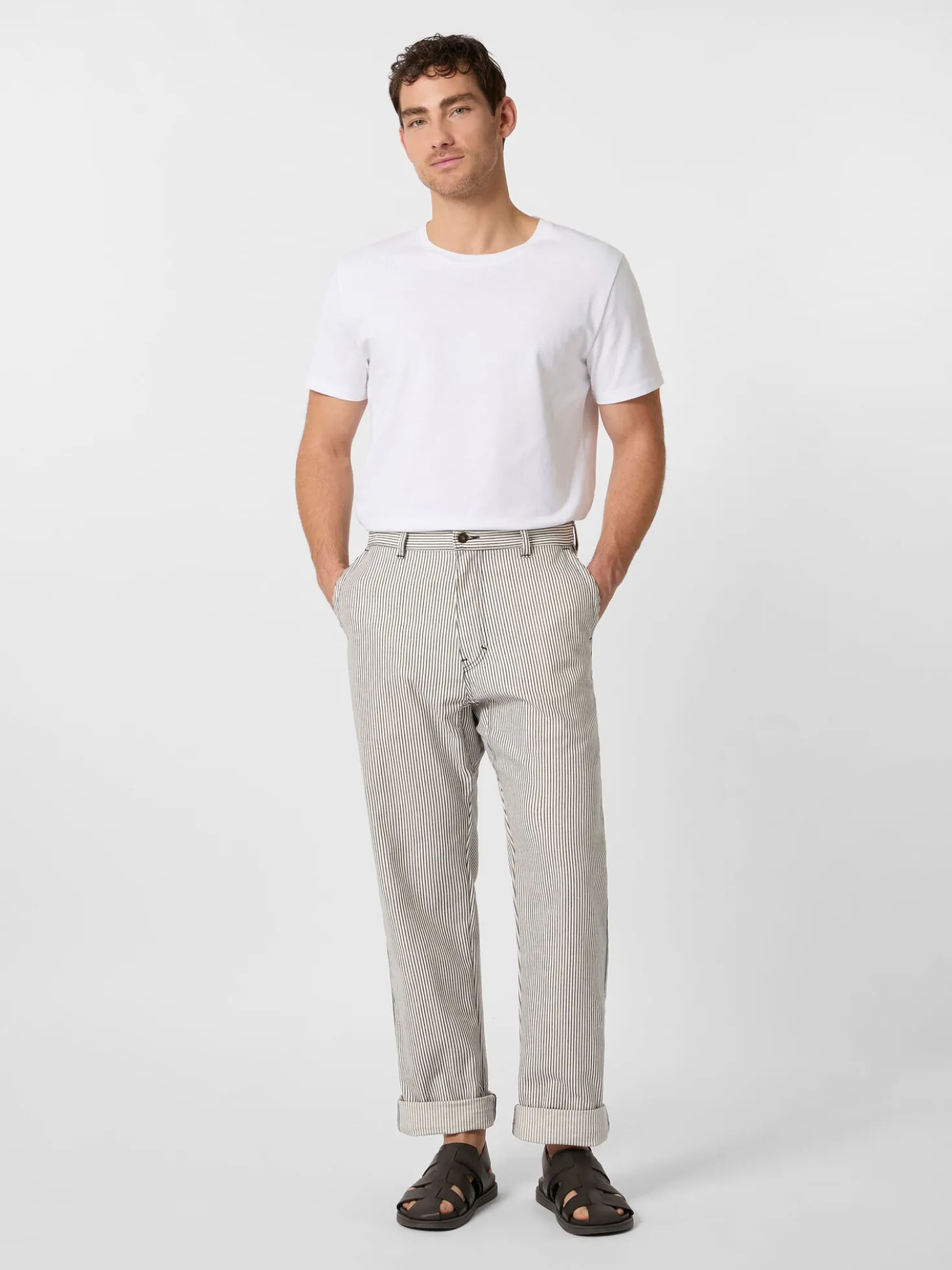 Herrenhose gestreift