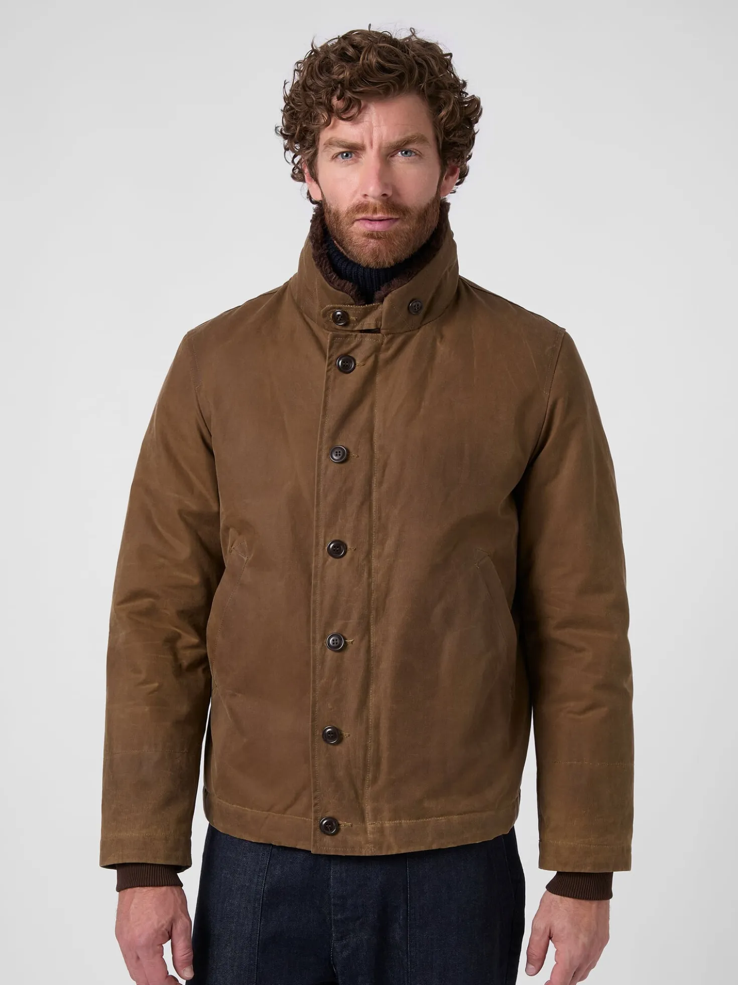 Herrenjacke gewachst