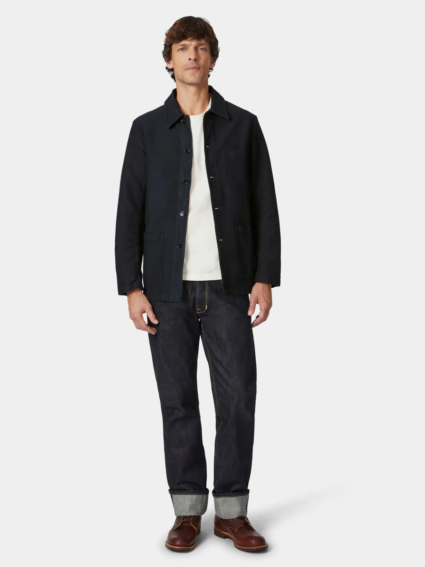 Herrenjacke Moleskin