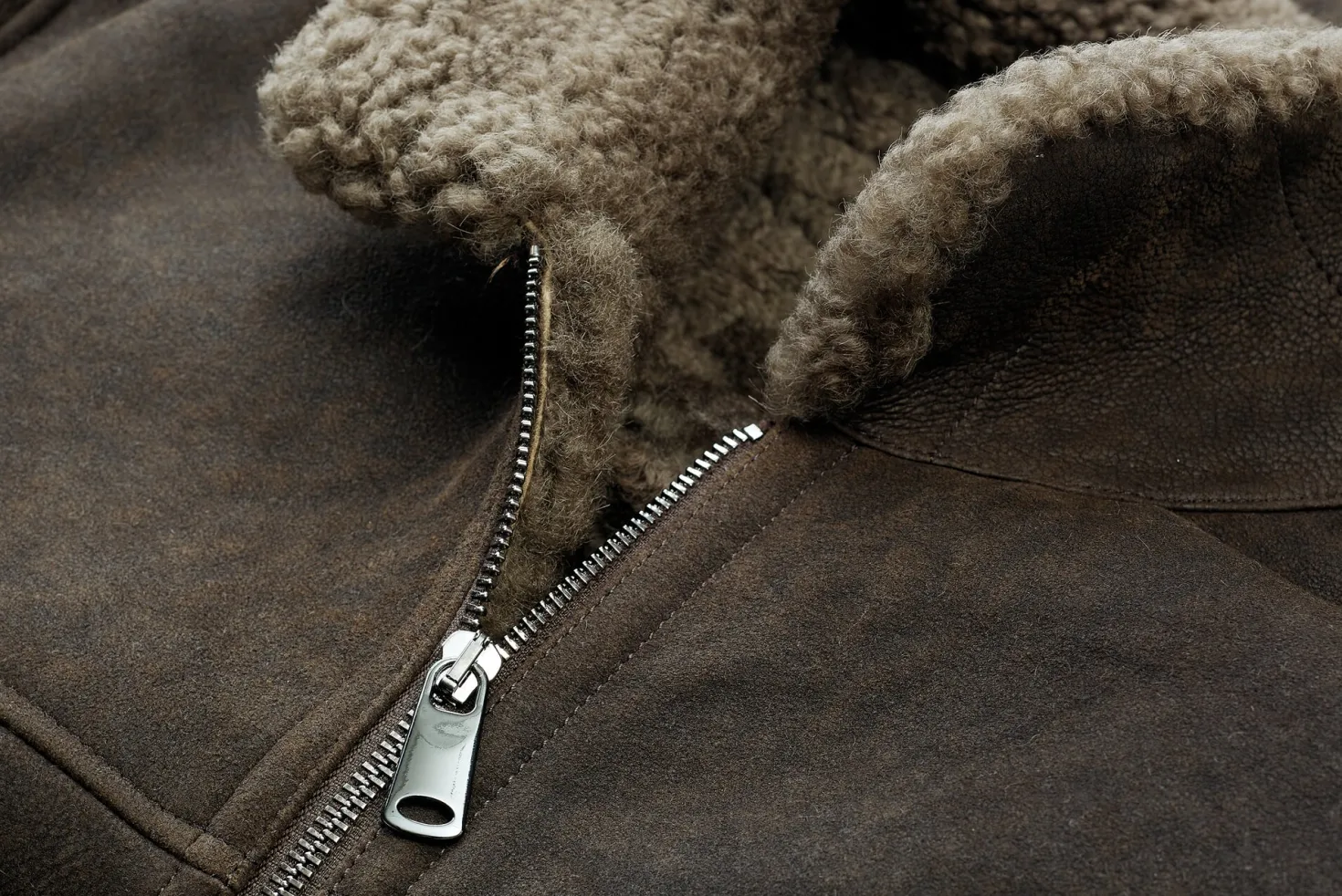Herren-Lammfelljacke