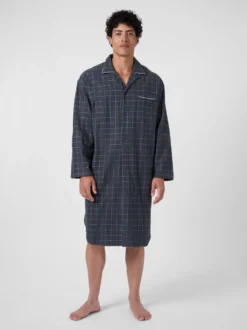 Herren-Nachthemd Flanell