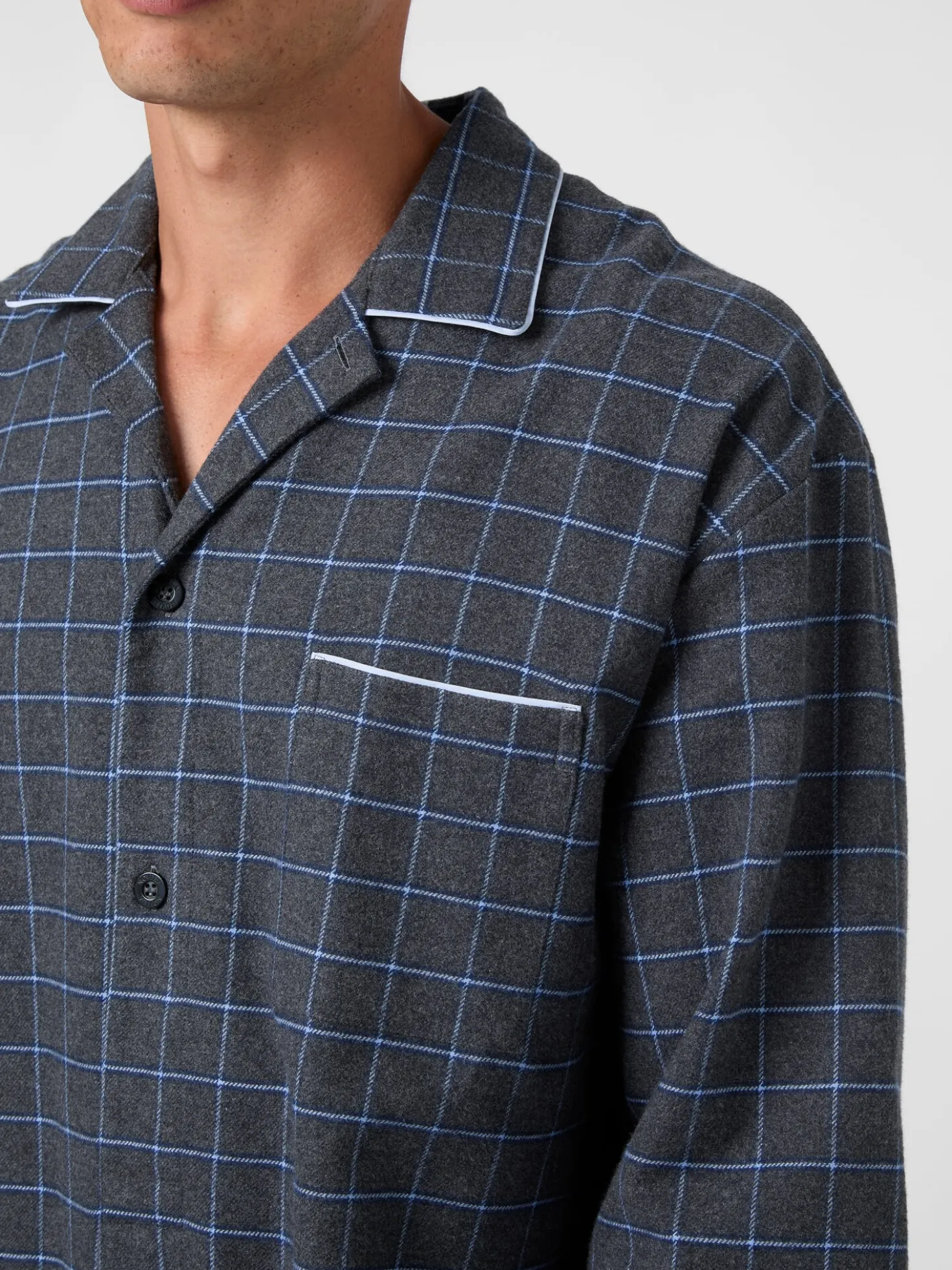 Herren-Nachthemd Flanell