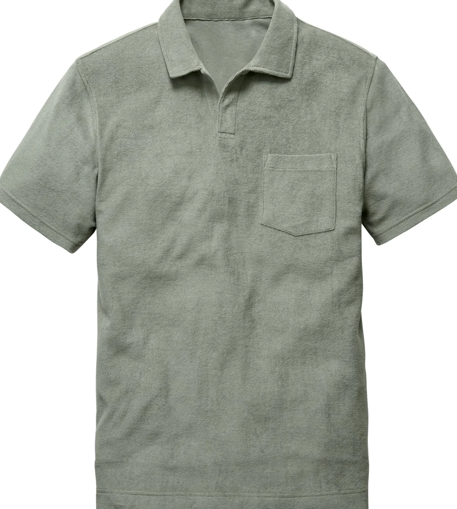 Herren-Poloshirt Frottee