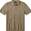 Herren-Poloshirt gestrickt
