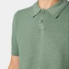 Herren-Poloshirt gestrickt