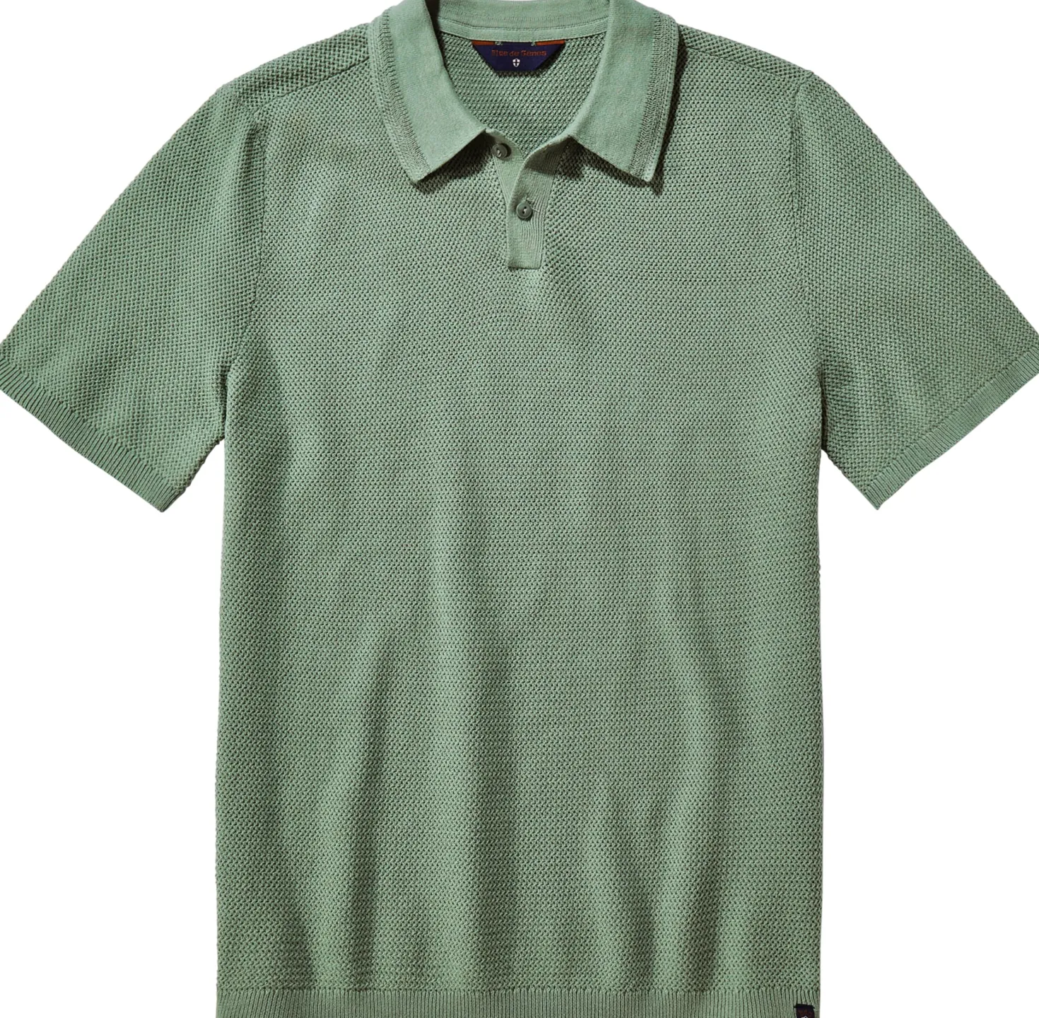 Herren-Poloshirt gestrickt