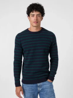 Herrenpullover geringelt