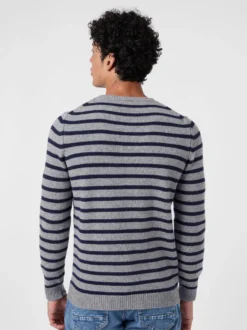 Herrenpullover geringelt