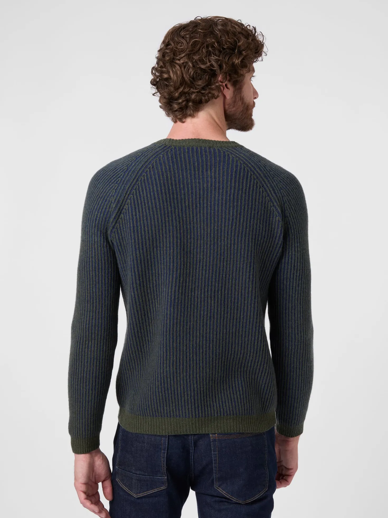 Herrenpullover Kaschmir-Wolle