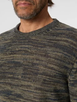 Herrenpullover Leinen