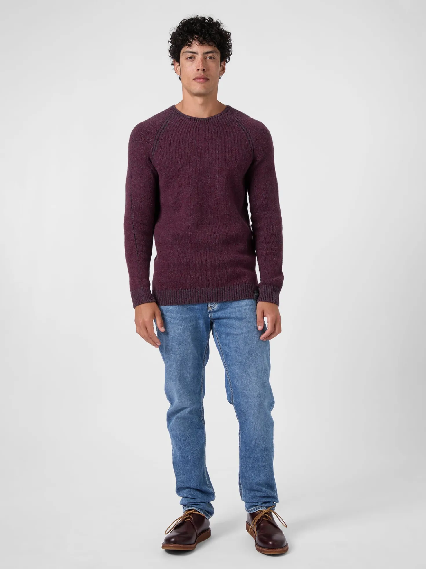 Herrenpullover mit Alpaka
