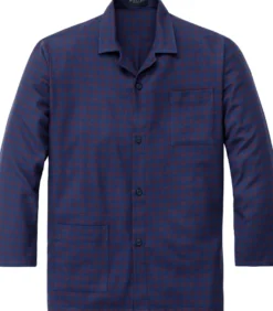 Herrenpyjama Flanell gemustert