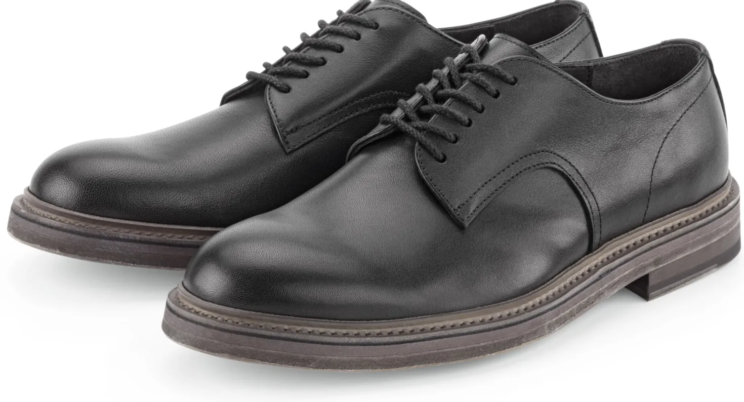 Herren-Schnürschuh flach