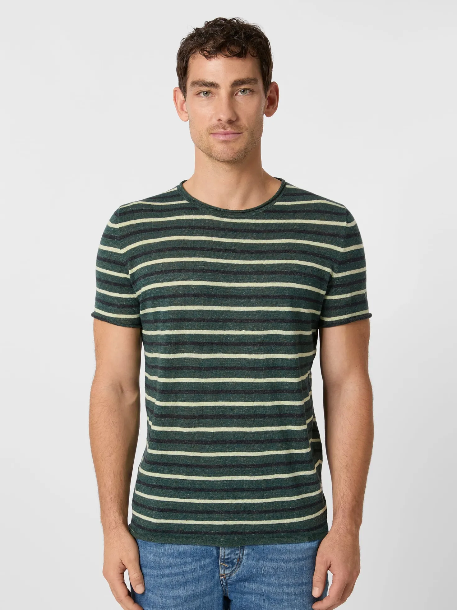Herrenshirt Leinen