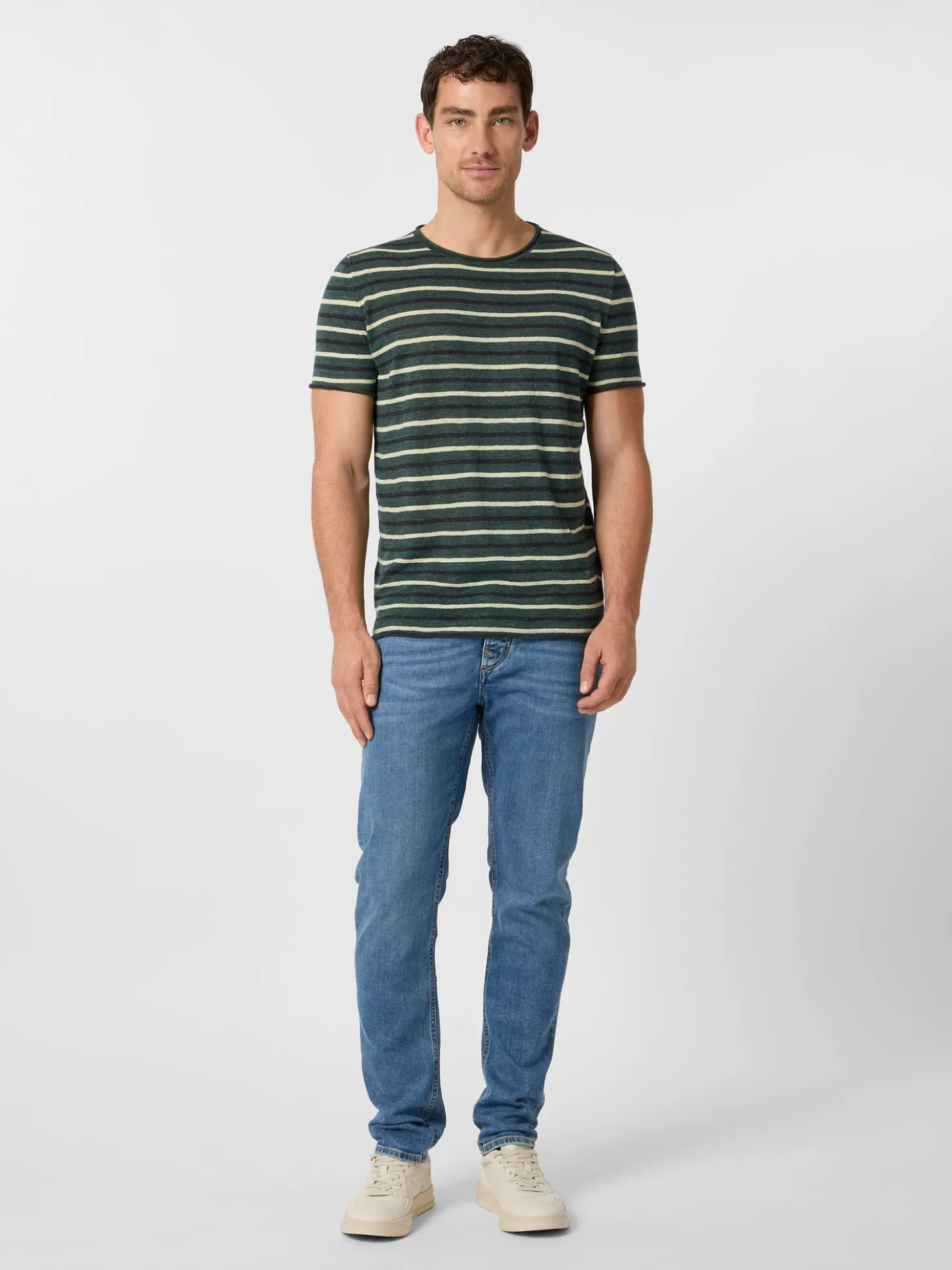 Herrenshirt Leinen