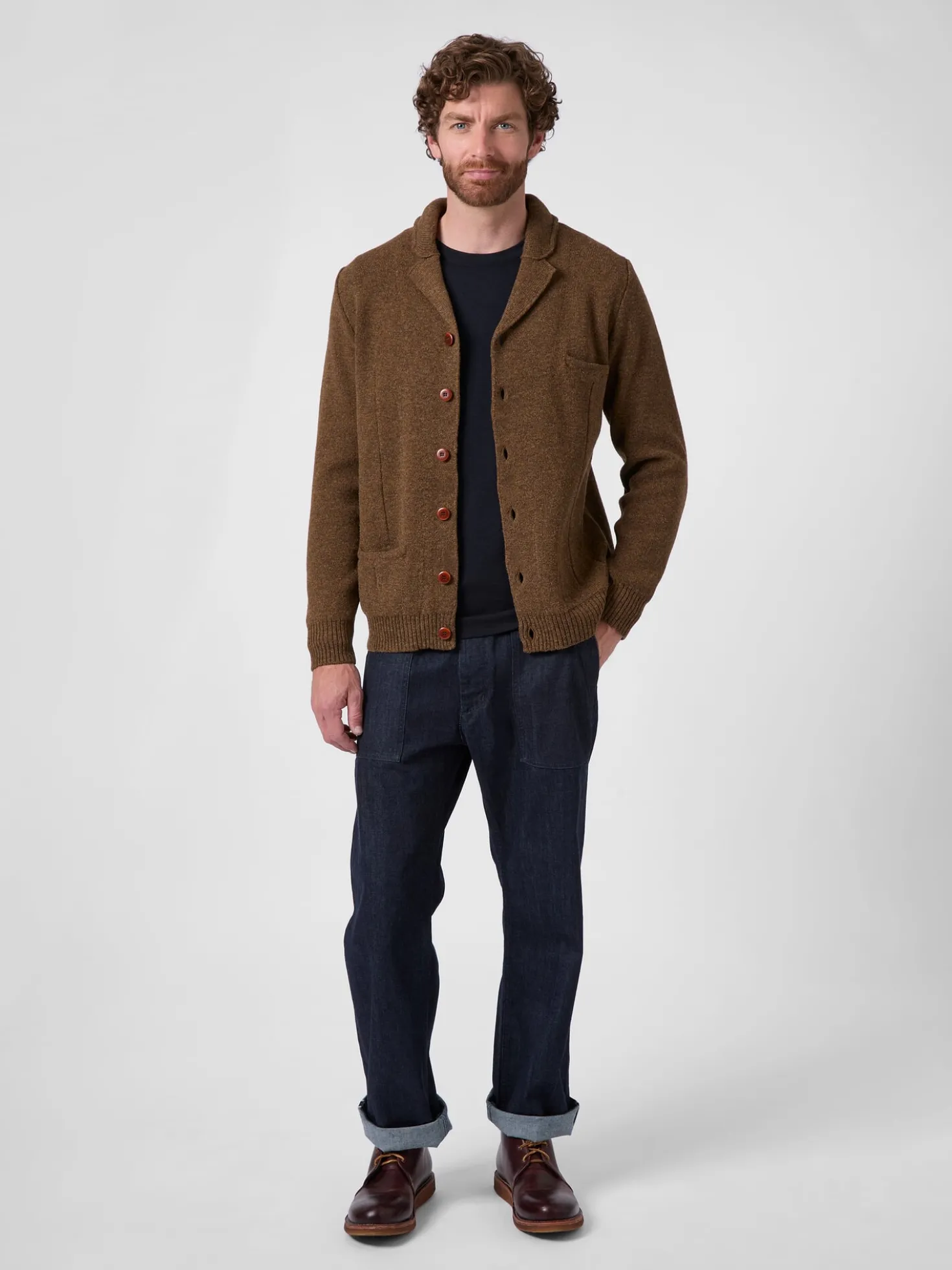 Herren-Strickjacke