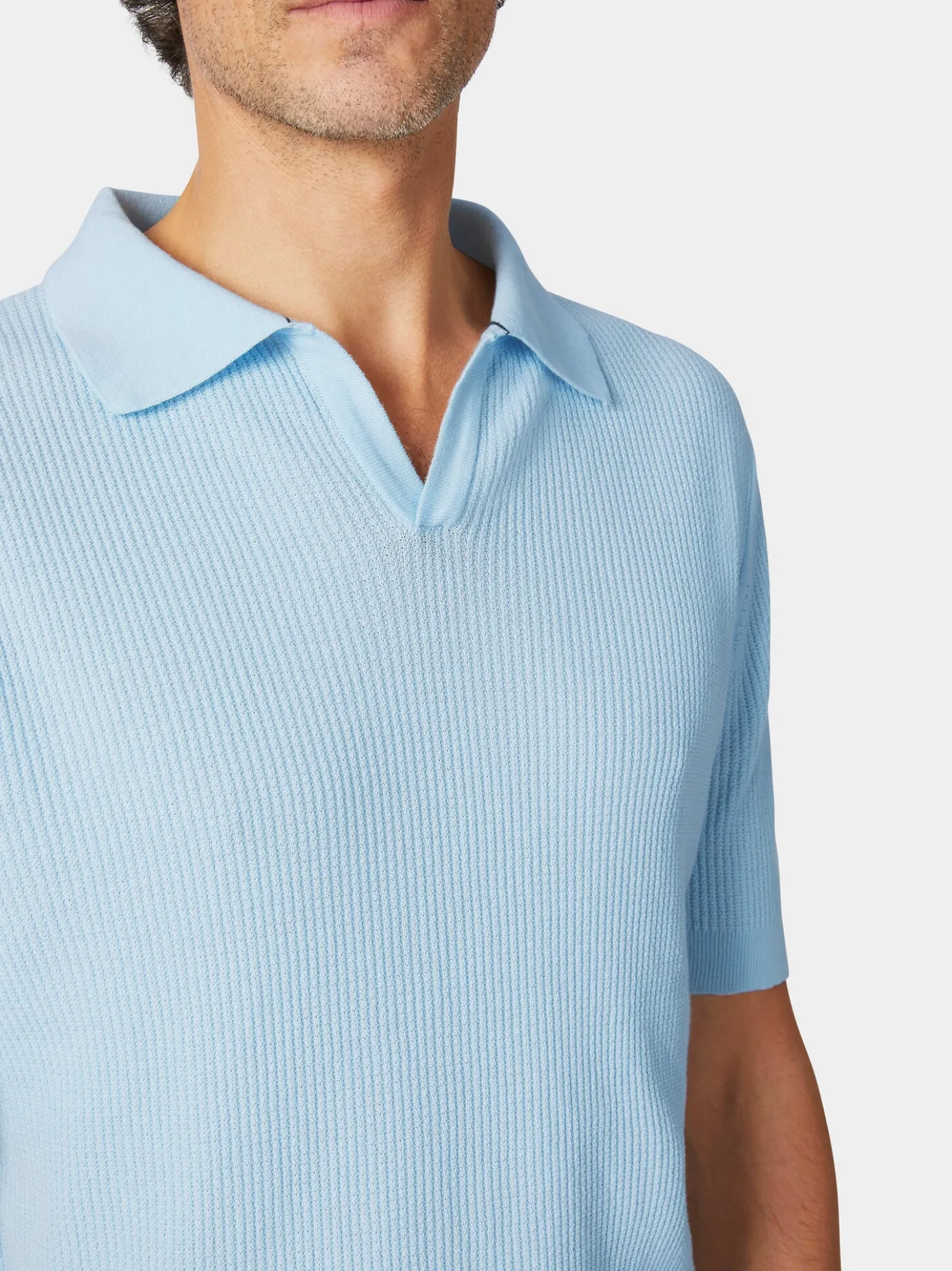 Herren-Strickpolo