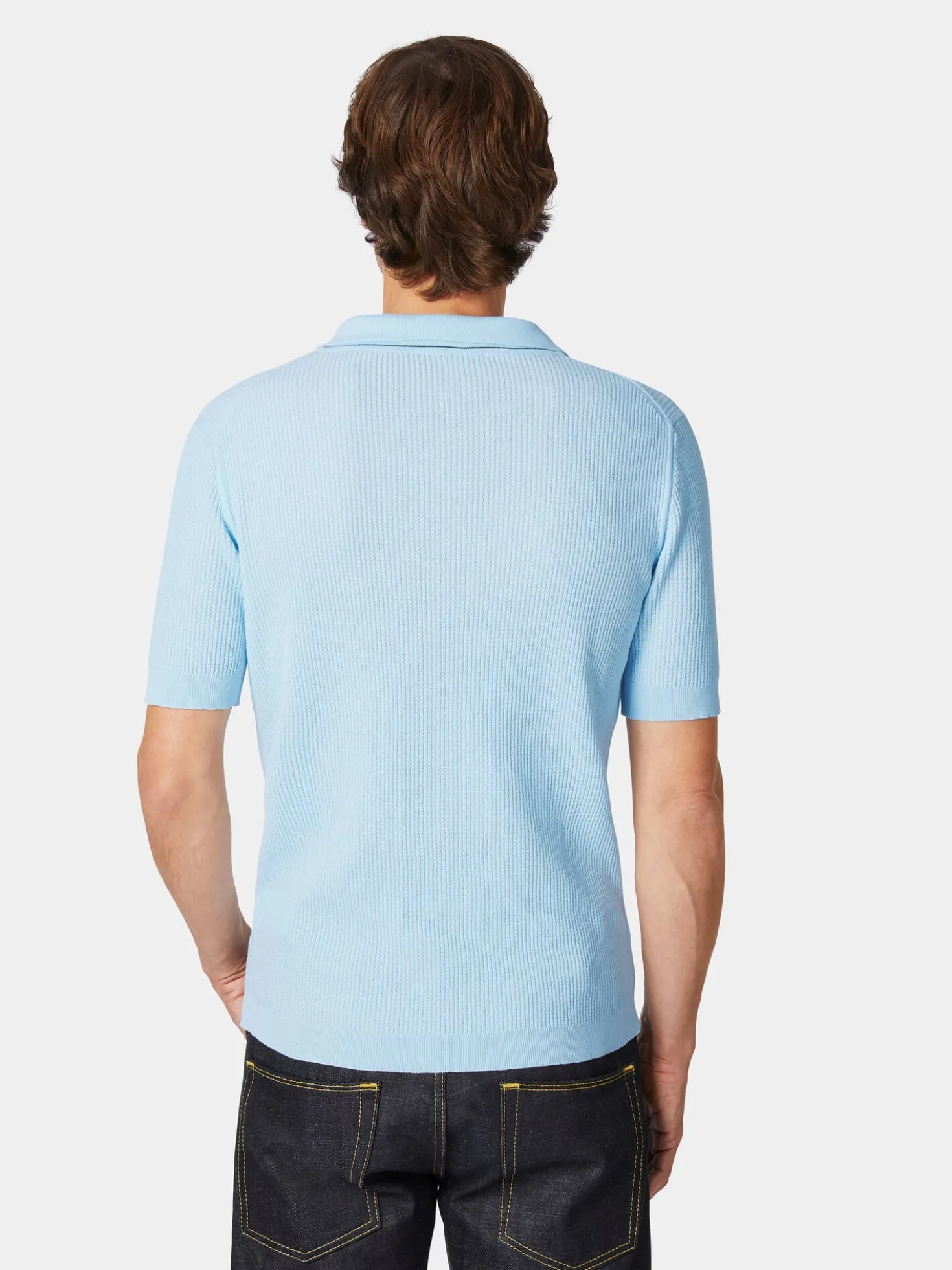Herren-Strickpolo