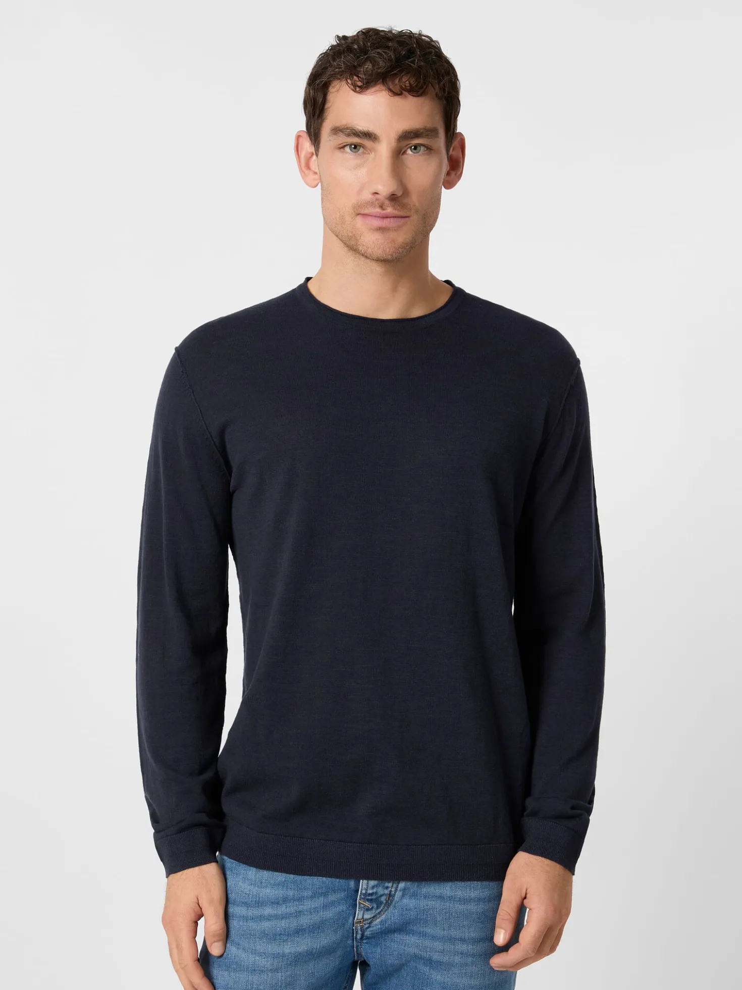 Herren-Strickshirt Langarm