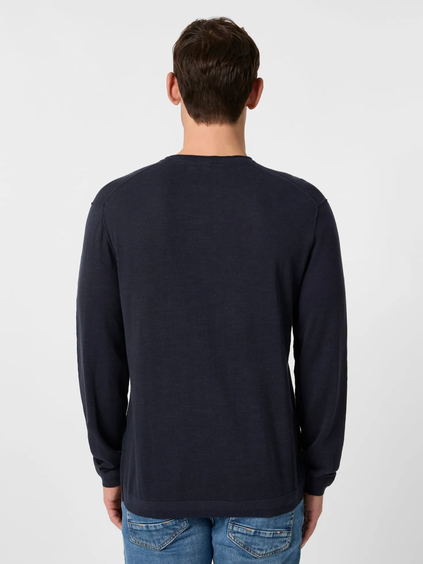 Herren-Strickshirt Langarm