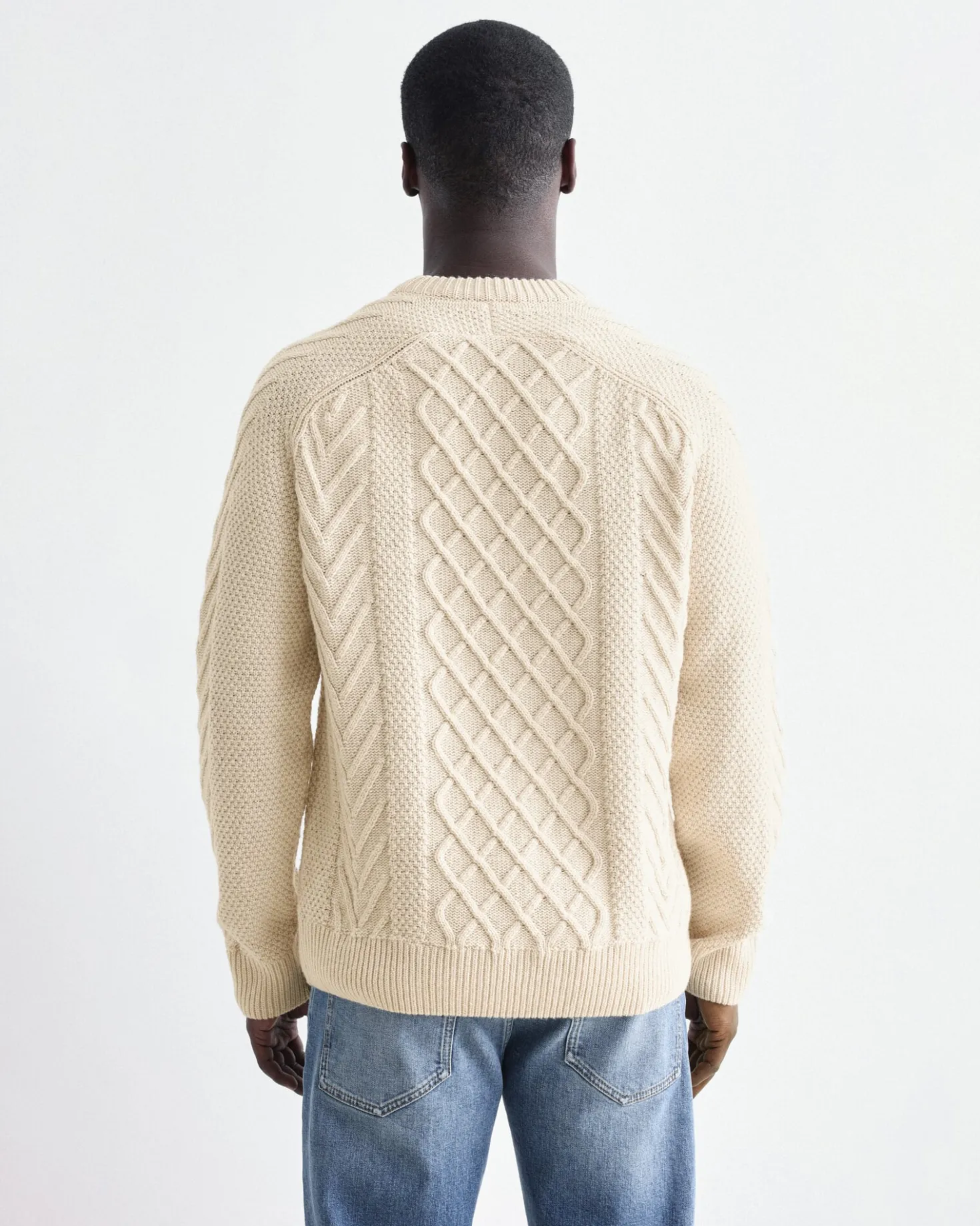 Herren-Zopfpullover