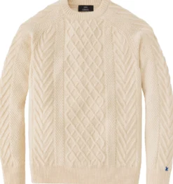 Herren-Zopfpullover