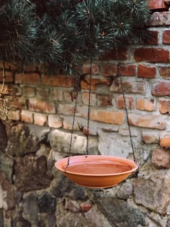 Hängende Vogeltränke Terrakotta