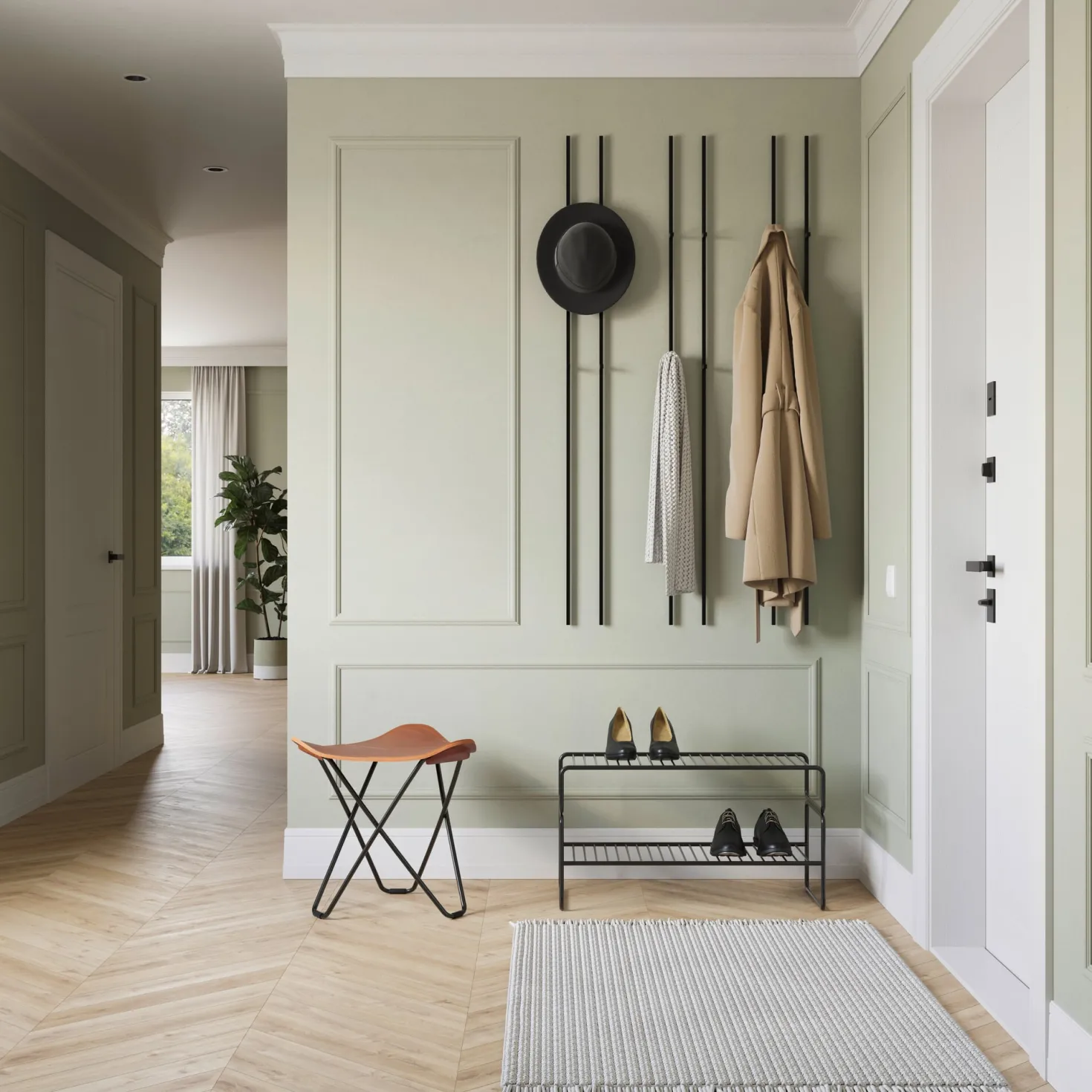 Hocker Mariposa Leder