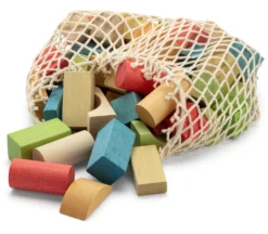 Holzbauklötze bunt