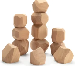 Holzbausteine Naturformen