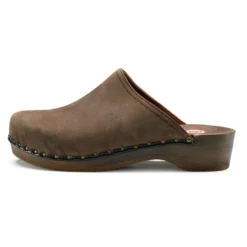 Holzschuh Nubuk