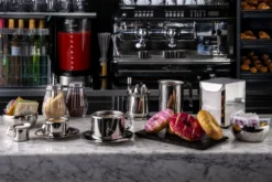 Italienische Cappuccino-Tassen Edelstahl (2 Stück)