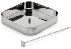 Italienisches Pendeltablett Edelstahl