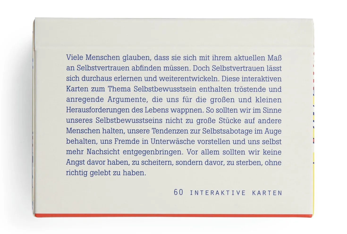 Karten-Set Selbstvertrauen