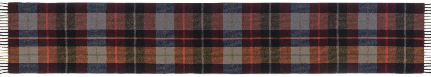 Kaschmirschal mehrfarbig, Blau-Rot
