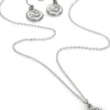 Kette mit Anhänger Taube, Silber
