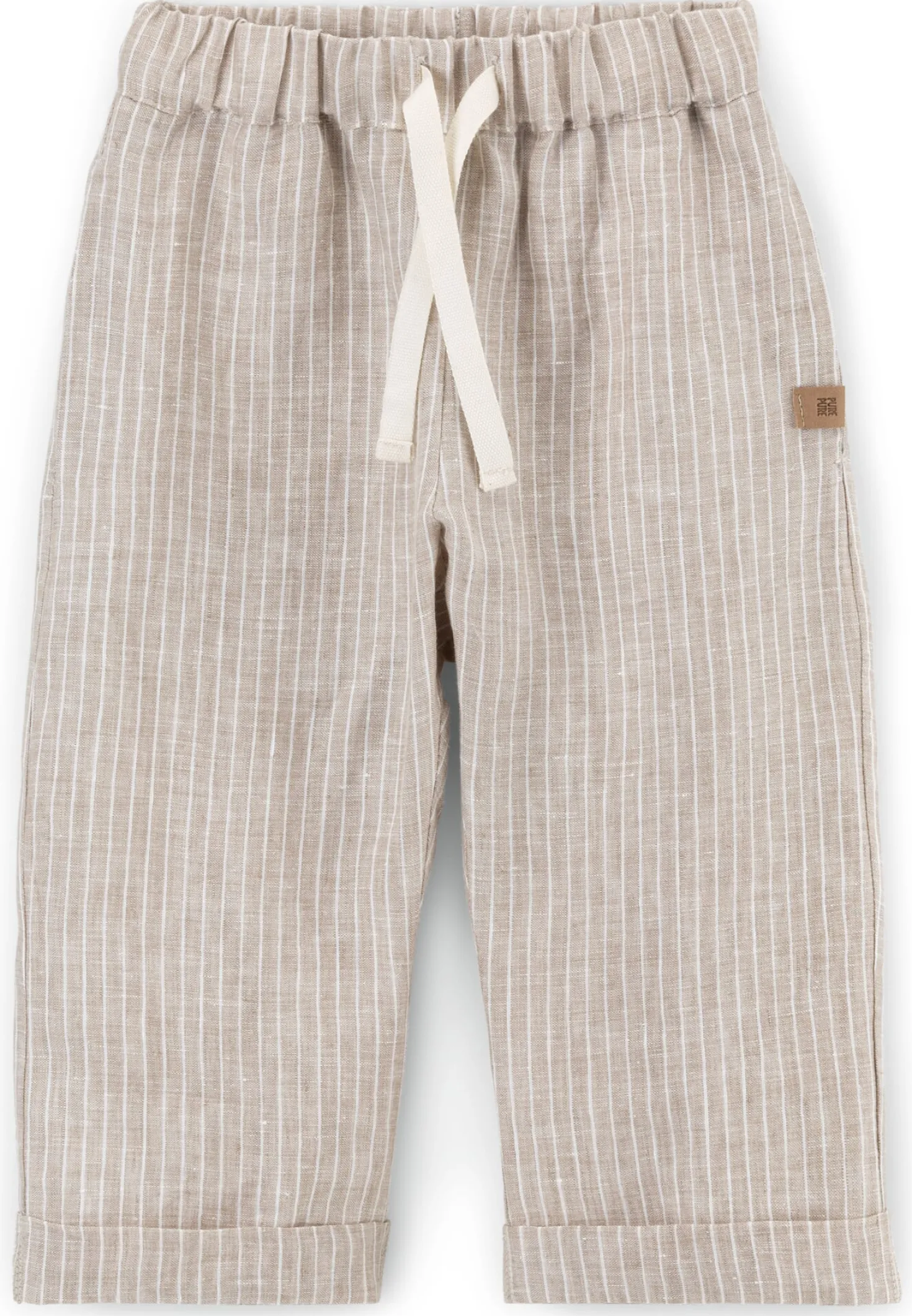 Kinder-Hose Leinen gestreift