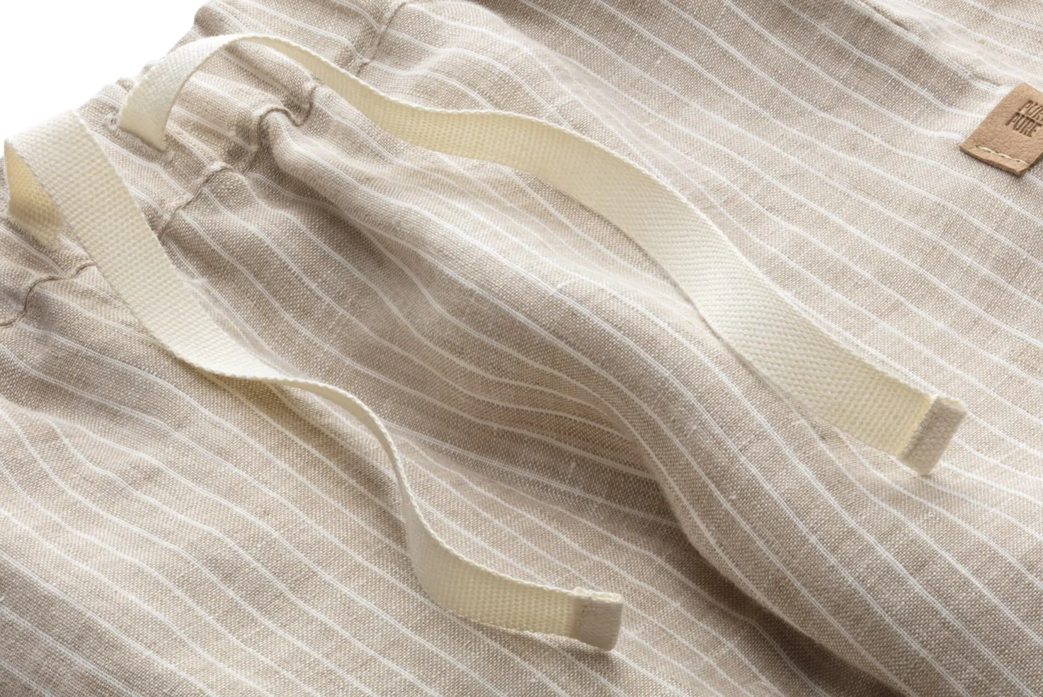 Kinder-Hose Leinen gestreift