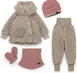 Kinder-Jacke Wollplüsch