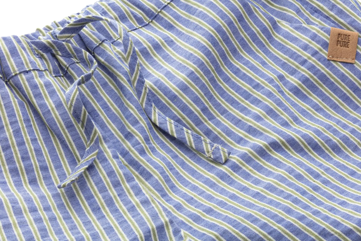 Kinder-Shorts Baumwolle gestreift