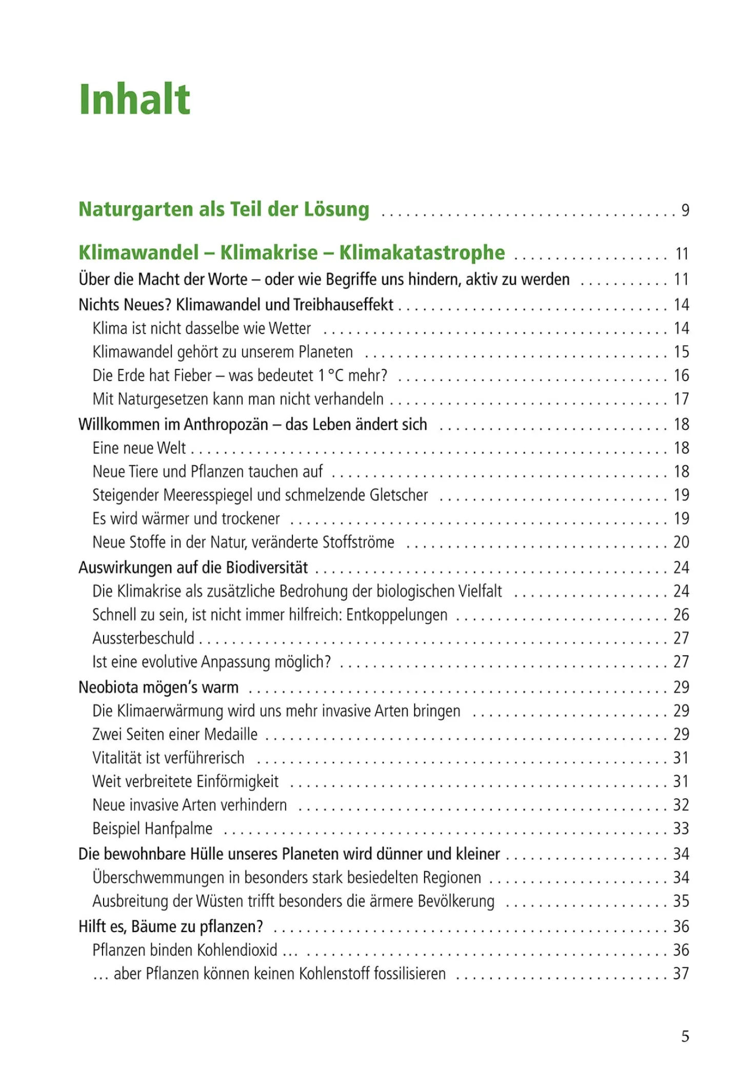 Klimafest und artenreich